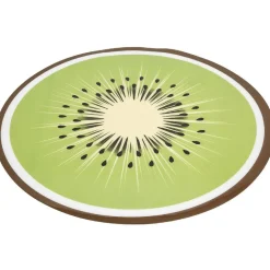 Set de table rond design kiwi