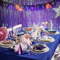 Set de table rond en polyester pailletté ø33 cm