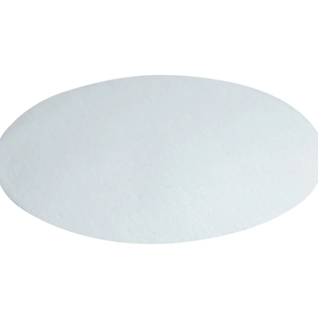 Set de table rond intissé blanc x4