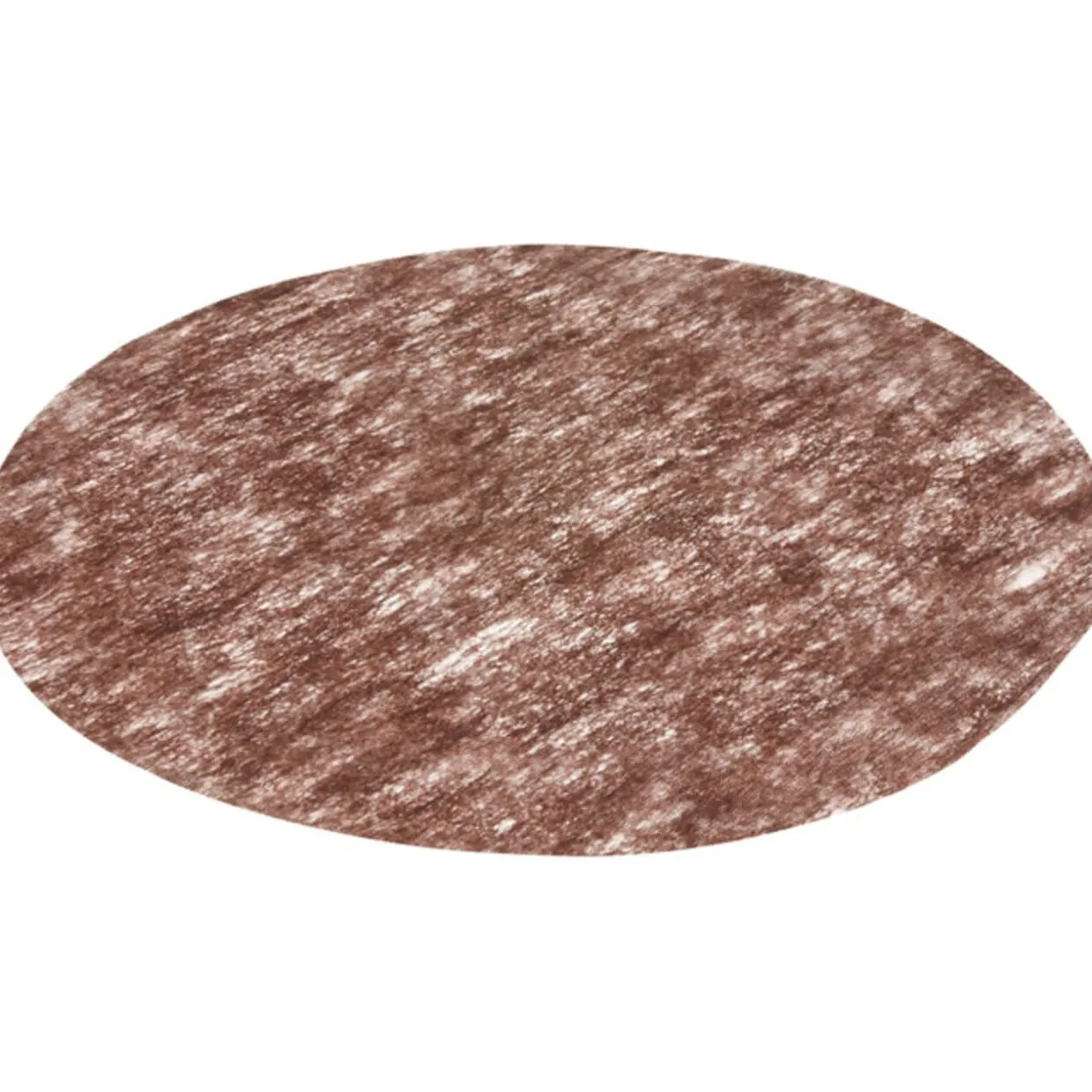 Set de table rond intissé chocolat x4