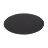 Set de table rond noir à paillettes Ø33cm