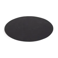 Set de table rond noir à paillettes Ø33cm