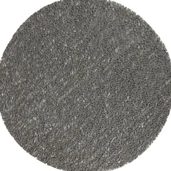 Set de table rond pvc effet spaghetti gris uni ø38 cm