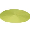 Set de table rond vert