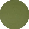 Set de table rond vert