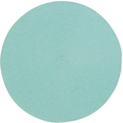 Set de table rond vert d eau