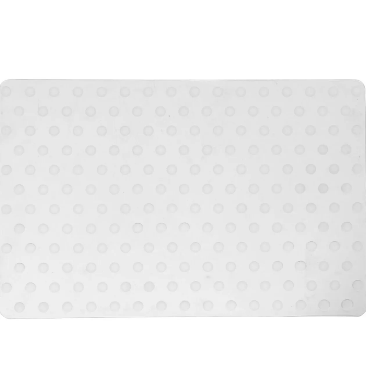 Set de table transparent à pois blancs