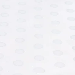 Set de table transparent à pois blancs