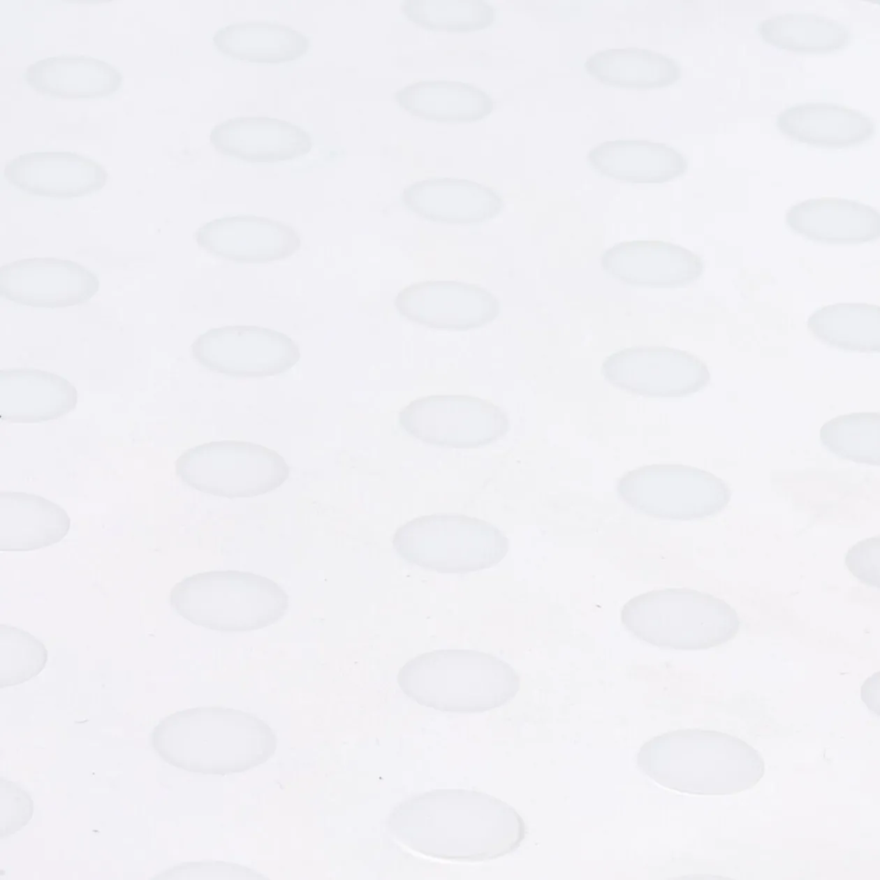 Set de table transparent à pois blancs