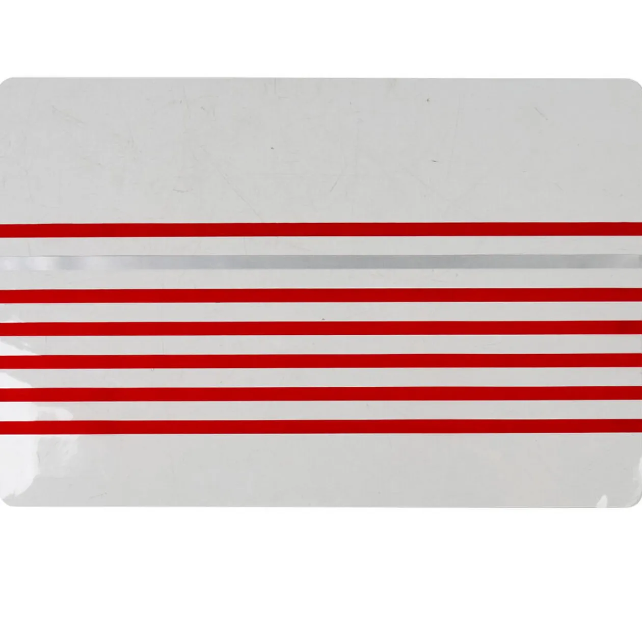 Set de table transparent bayadère coloré