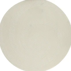 Set de table tressé rond beige