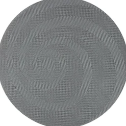 Set de table tressé rond gris