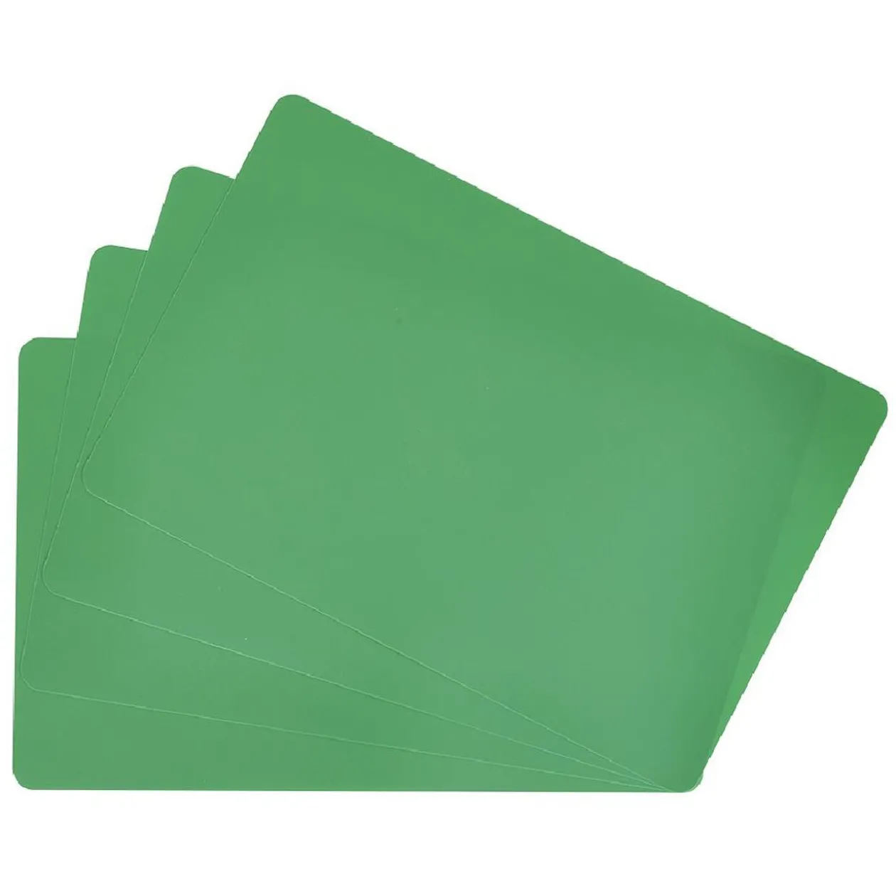 Set de table 43,5x28,5 cm en pvc souple uni x4