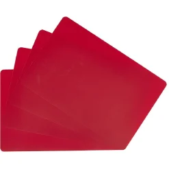 Set de table 43,5x28,5 cm en pvc souple uni x4