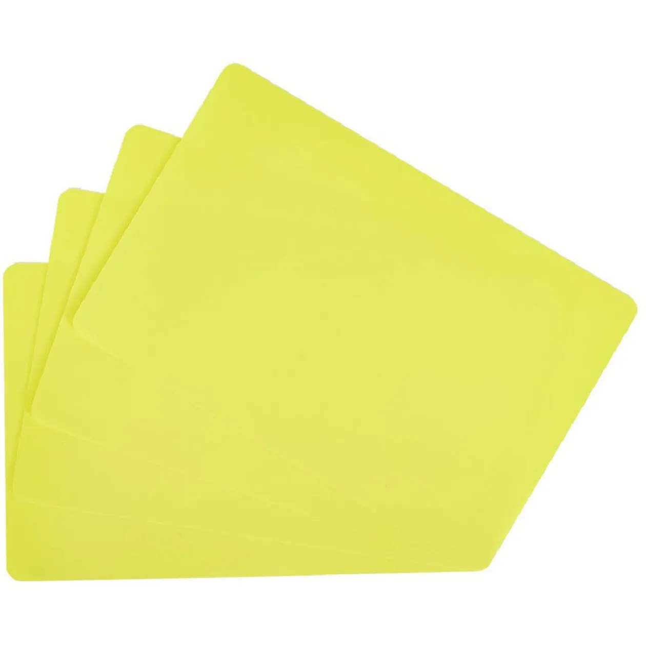 Set de table 43,5x28,5 cm en pvc souple uni x4