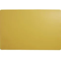 Set de table 43,5x28,5cm plastique transparent jaune