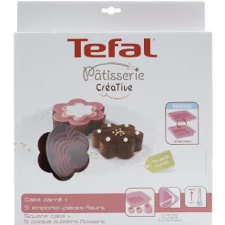 Set patisserie créative Téfal moule silicone emporte pièces