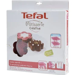 Set patisserie créative Téfal moule silicone emporte pièces