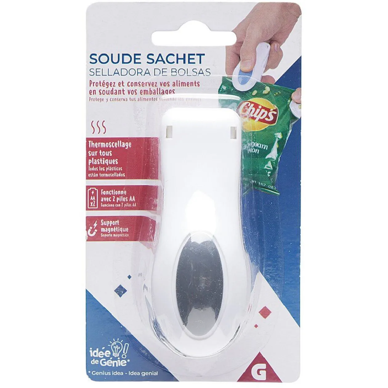 Soude sachet plastique