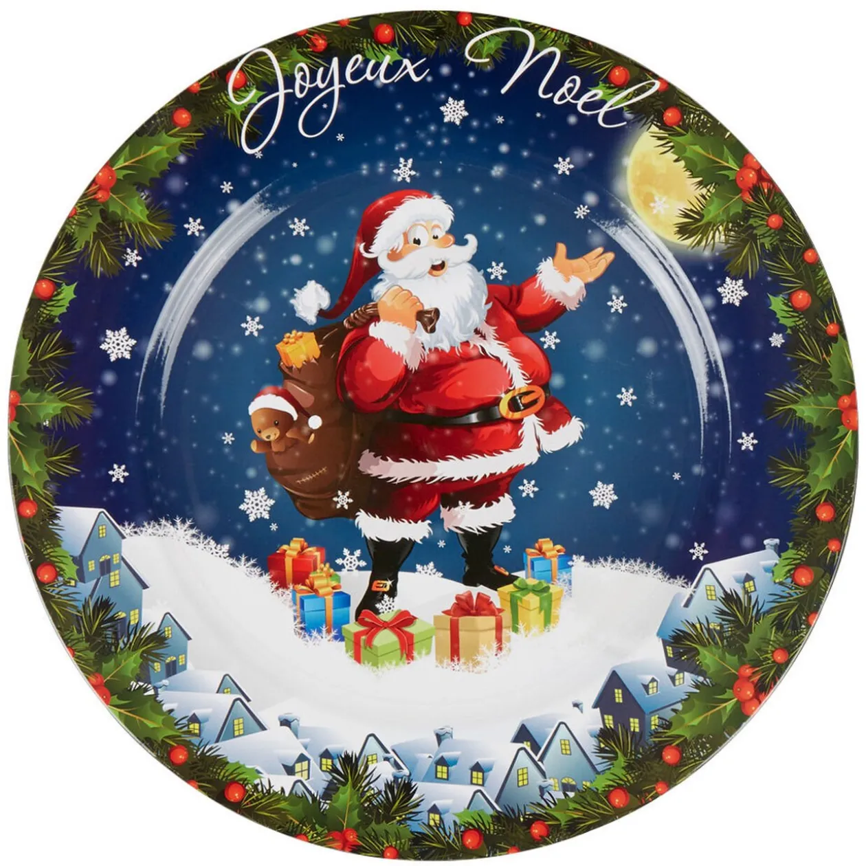 Sous assiette design Père Noël