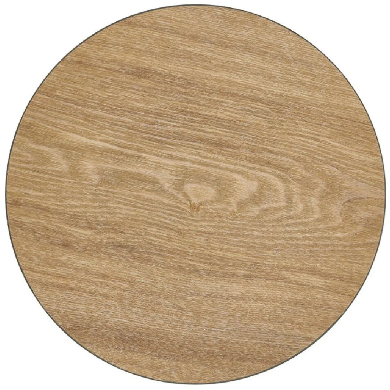 Sous assiette effet bois