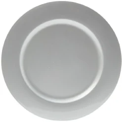 Sous assiette en plastique argenté