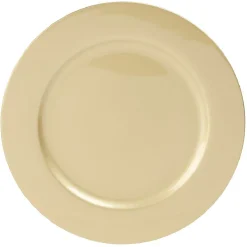 Sous assiette plastique doré
