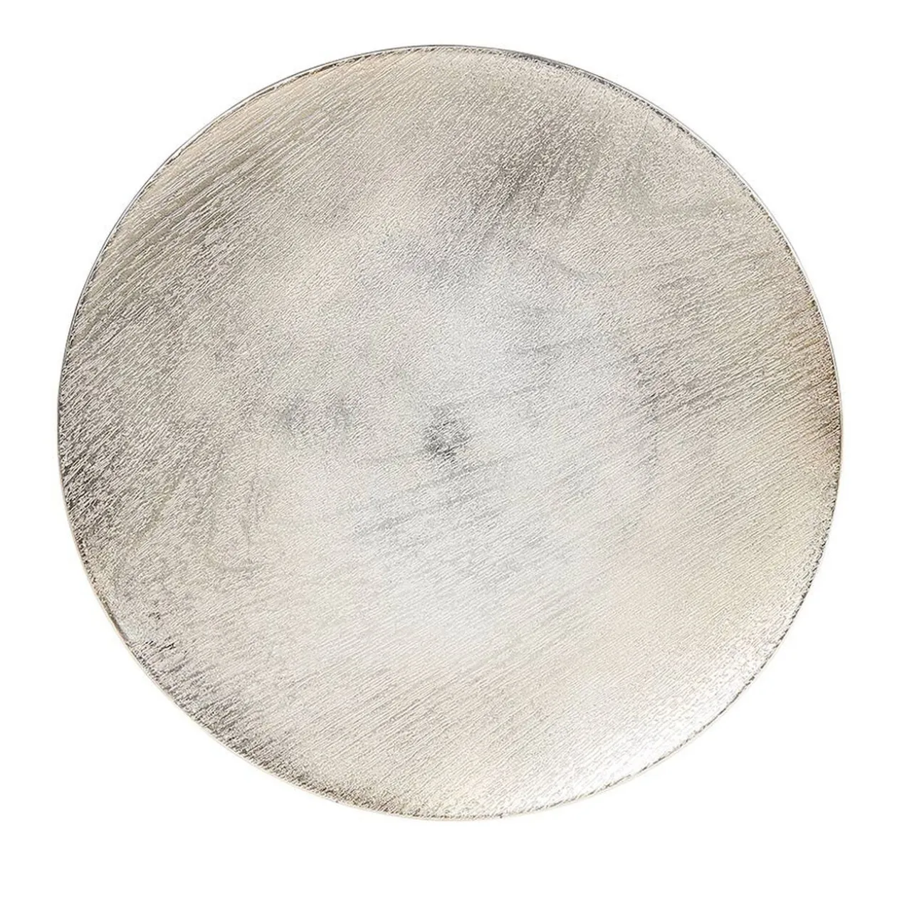 Sous assiette plastique effet bois