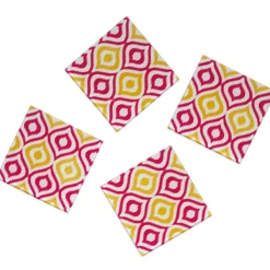 Sous verre rose jaune Muranu nomad