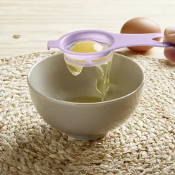 Séparateur blanc d'oeuf plastique bleu ou rose