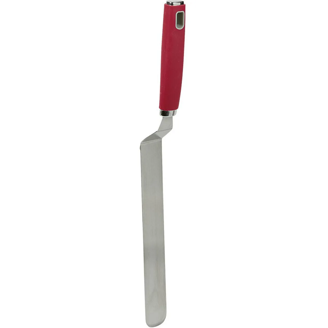 Spatule à crêpe inox manche en polypropylène rouge