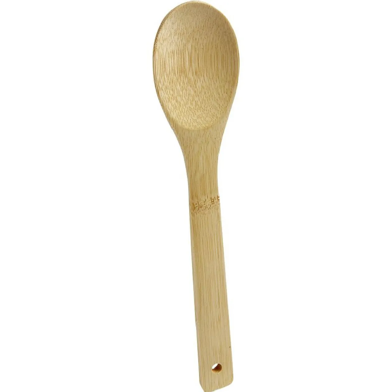 Spatule ronde en bambou naturel