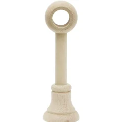 Support de tringle long à oeil en bois certifié FSC® Naturel Ø20 mm