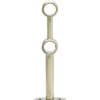 Support double extensible métal doré pour tringle Ø2xL17,5/20cm