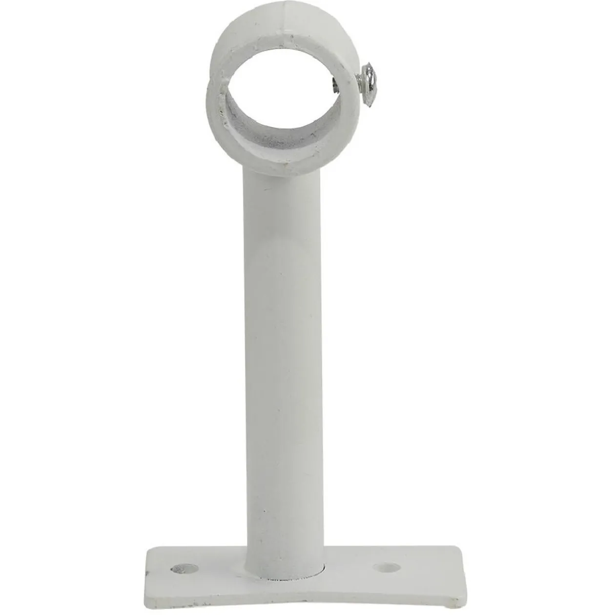 Support extensible métal blanc pour tringle à rideau Ø2xL8/16,5cm