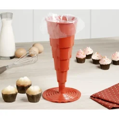 Support poche à douille silicone