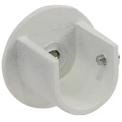 Support tringle à rideau blanc Ø20mm x2
