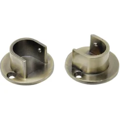 Support tringle à rideau doré Ø20mm x2