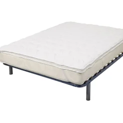 Surmatelas 2 places 140x190 cm blanc
