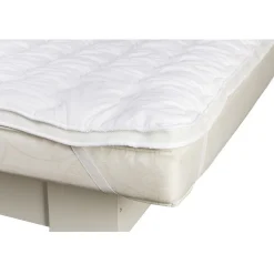 Surmatelas 2 places 160x200 cm blanc