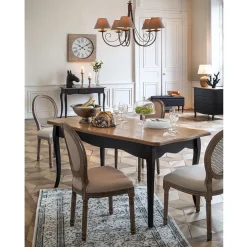 Table 6 couverts Birmingham noire et miel