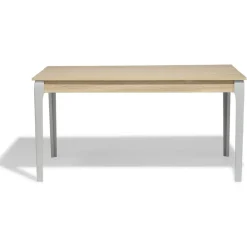 Table 6 couverts Lily grise et bois clair