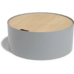 Table basse coffre Kuub gris