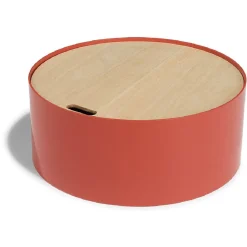 Table basse coffre Kuub terracotta