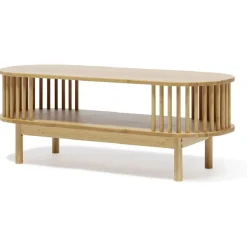 Table basse Gaïa bambou naturel - L100xP39xH36,5 cm