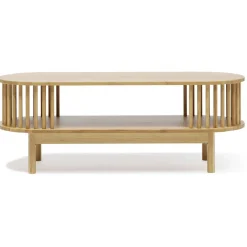 Table basse Gaïa bambou naturel - L100xP39xH36,5 cm
