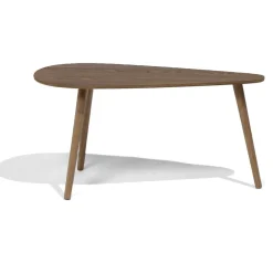 Table basse gigogne Néréa x2 bois marron