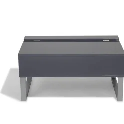 Table basse Luminosa grise avec coffre intégré