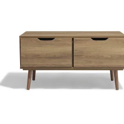 Table basse naturelle Ellie 2 tiroirs