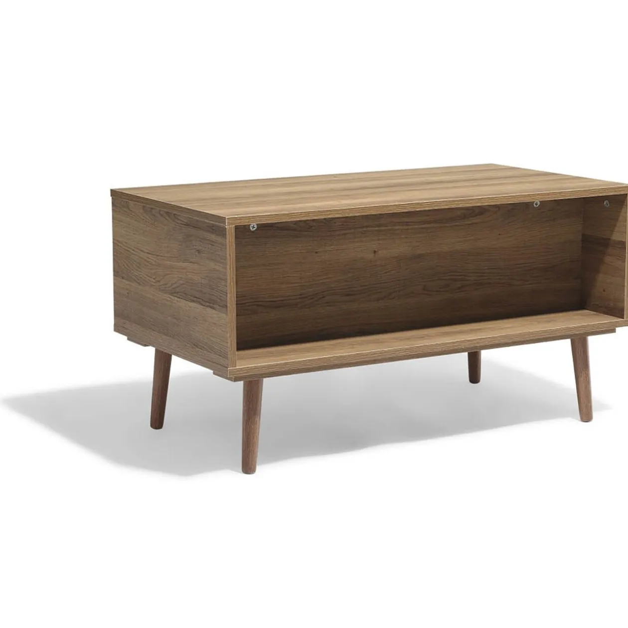 Table basse naturelle Ellie 2 tiroirs